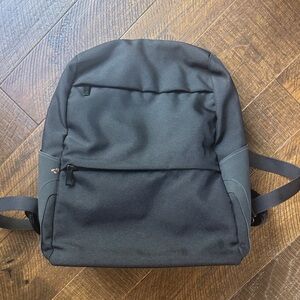 Mandarina Duck Black Nylon Polyester Work Bag Backpack